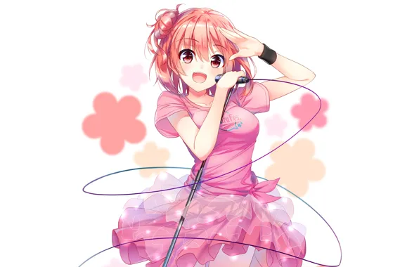 Girl, background, anime, art, yuigahama Yui suggests, oregairu