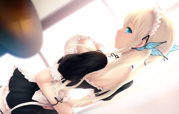 Girl, butterfly, art, back, the maid, boku wa tomodachi ga sukunai, kashiwazaki sena, clips