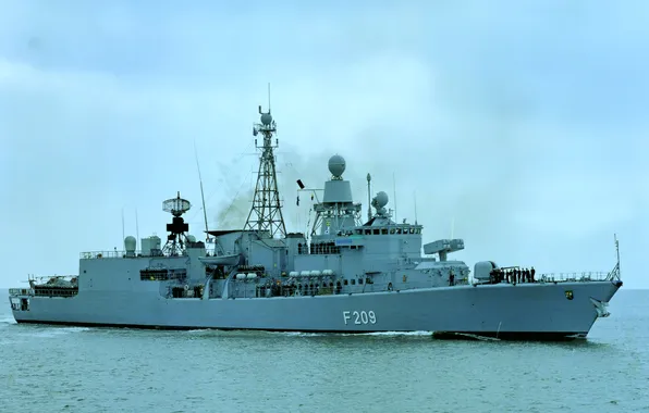 Frigate, The German Navy, F 209, FGS Rheinland Pfalz, The year 1989