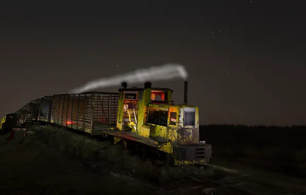 Picture Lights, Night, Ghost Train