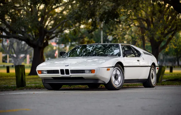 White, coupe, BMW, BMW M1, E26, M1