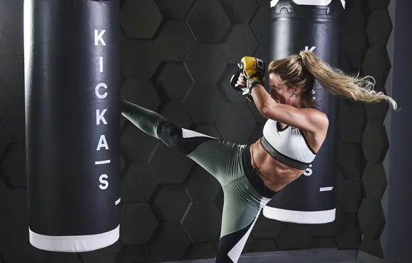 Girl, female, workout, fitness, gym