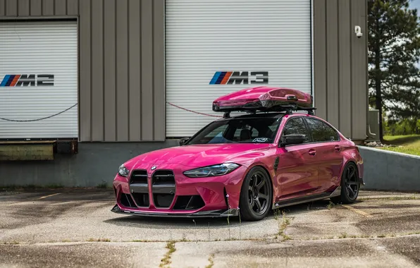 Picture BMW, BMW M3, Pink