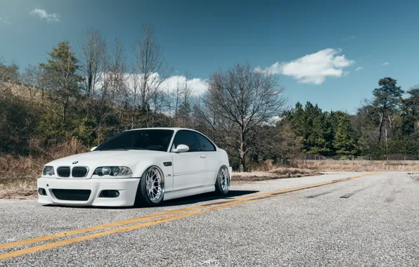 Picture bmw, road, e46, m3