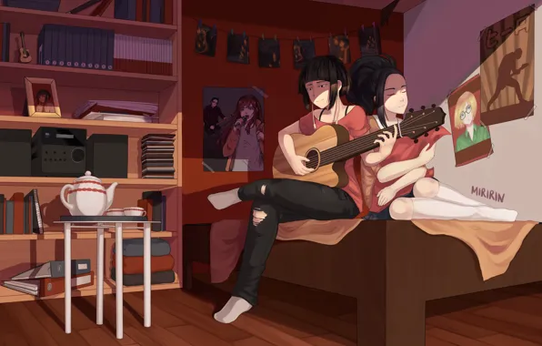 Girls, room, My Hero Academia, Boku No Hero Academy, My Hero Academy