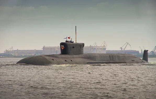 Picture submarine, atomic, the project 955