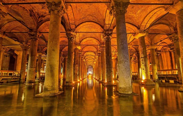 Turkey, istanbul, Basilica Cistern, Basilica Cistern