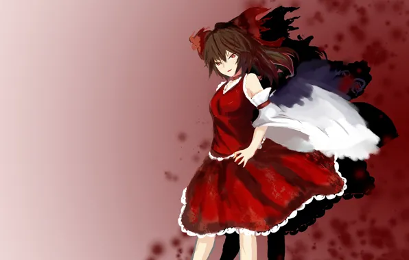 Girl, background, Touhou