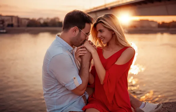 Look, girl, love, feelings, pair, guy, lovers