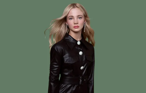 Look, girl, pose, earrings, blonde, lips, cloak, The Witcher