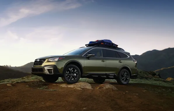 Mountains, Subaru, universal, Outback, AWD, 2020