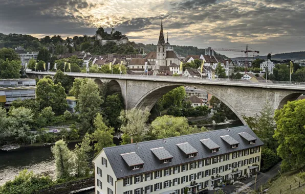 Picture bridge, Switzerland, Baden