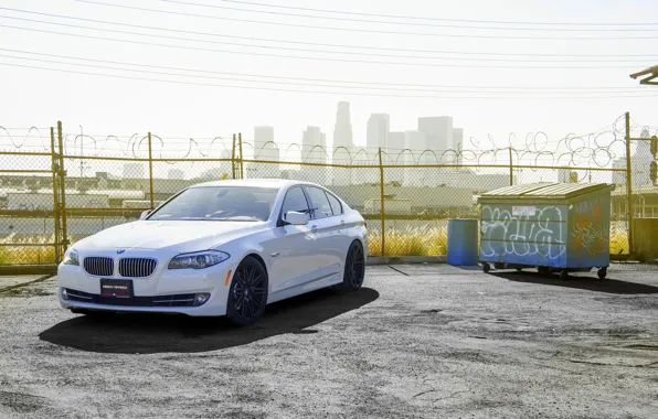 Picture BMW, BMW, 535i, 5 series, F10. white, XO Wheels