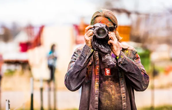 Color, photographer, festival of colors