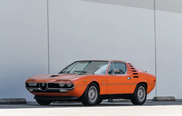 Alfa Romeo, orange, 1972, Montreal, Alfa Romeo Montreal