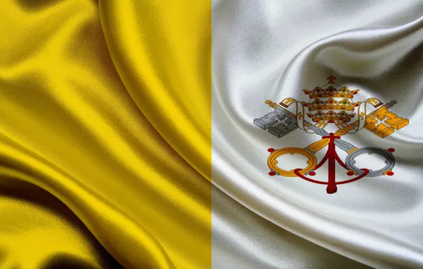 Picture flag, coat of arms, fon, flag, vatican, the Vatican, coat of arms