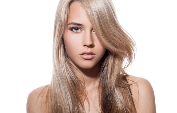 Model, look, blonde, hairstyle