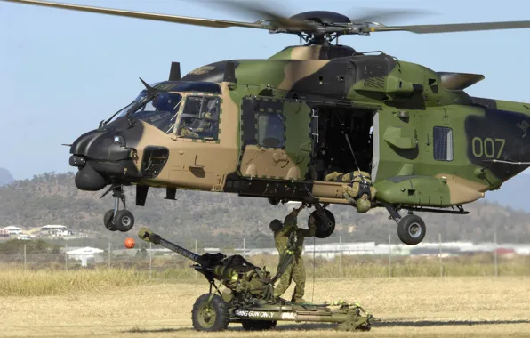 Helicopter, multipurpose, gun, shipping, MRH-90