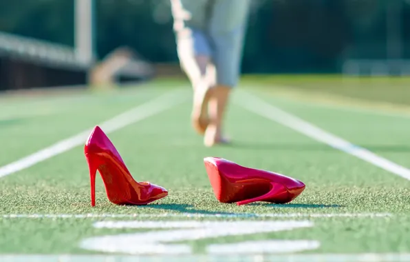 Running, track, shoes, start, Take off
