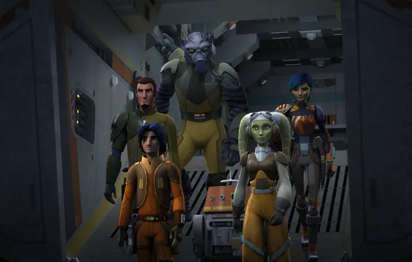 Heroes, animated series, Star wars: Rebels, Star Wars: Rebels