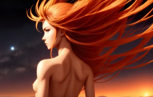 Girl, fantasy, anime, art, erotic, Stable Diffusion, neuronet, Ai art