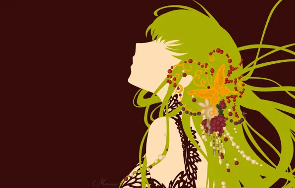 Girl, decoration, Code Geass, green hair