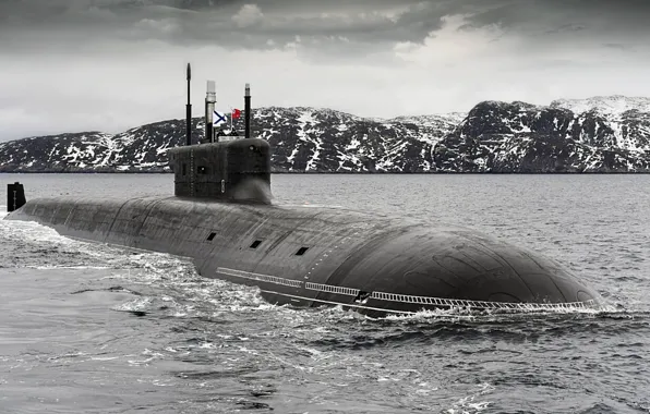 Underwater, cruiser, rocket, Prince Vladimir