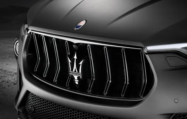 Maserati, the front part, crossover, Trophy, Levante, 2019