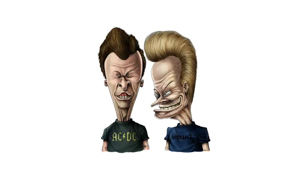 Picture art, Beavis and Butt-head, Beavis and Butthead, toothy