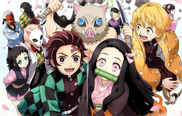 Being, characters, Demon Slayer Kimetsu no Yaiba, The Blade Cleaves Demons