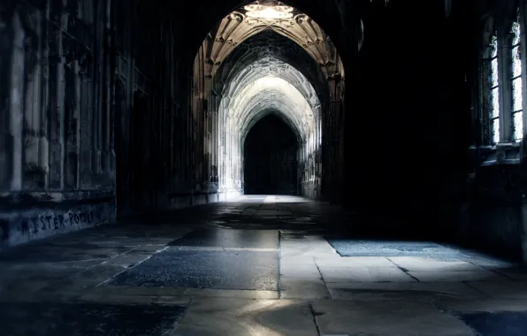 The film, corridor, Harry Potter, Harry Potter, Hogwarts