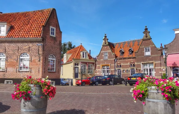 Picture city, street, Netherlands, Elevation of IJsselmeer