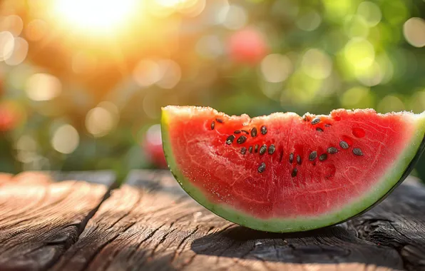 Summer, the sun, rays, light, nature, glare, table, Board