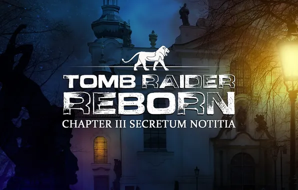Picture background, the inscription, the game, Windows, lantern, shadows, Tomb Raider, Reborn