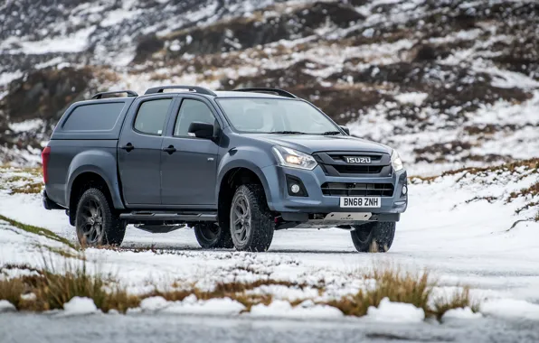 Picture pickup, 2018, Isuzu, Huntsman, D-Max, UK version, double cab