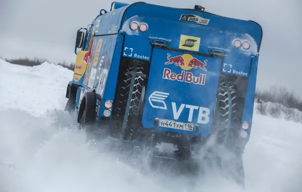 Picture Winter, Snow, Truck, Master, Day, Russia, Kamaz, Rally