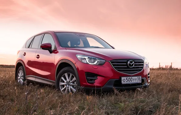 Red, Mazda, crossover, suv, CX-5, Kirill Kulikov