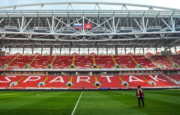 Field, Football, Stadium, Lawn, Spartacus, Tribune, Spartak, Fan
