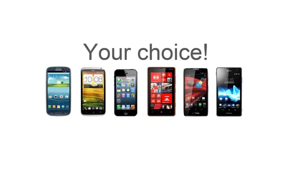 Iphone, sony, phones, htc, samsung, diversity, nokia