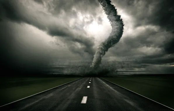 Picture road, tornado, 157