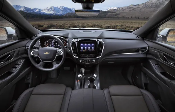 Mountains, Chevrolet, SUV, salon, High Country, Traverse, 2021
