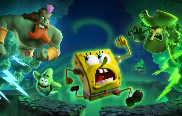 Squarepants, spongebob, tide, titans