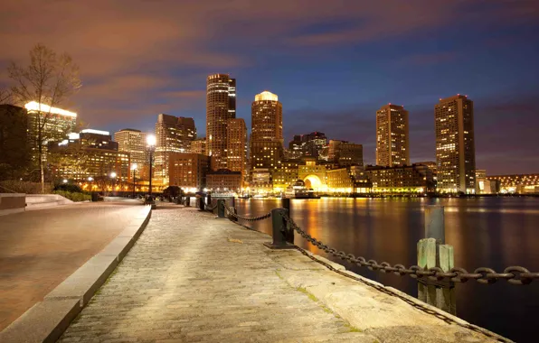 City, the city, USA, Boston, Massachusetts