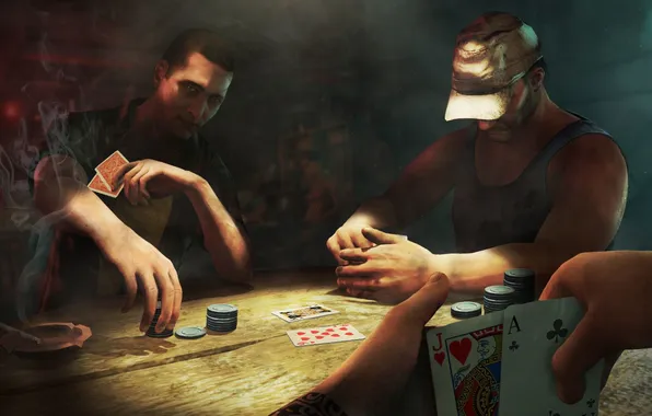 Picture card, table, the game, chips, game, poker, ps3, ubisoft