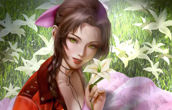 Girl, Lily, Final Fantasy VII, Aerith Gainsborough