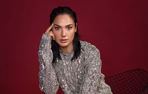 Picture look, Gal Gadot, jacket, actress, brunette, girl, Glamour, lips