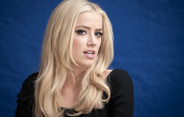 Picture look, girl, pose, hair, makeup, girl, Amber Heard, face