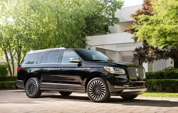 Picture Lincoln, Black, Car, 2018, Navigator