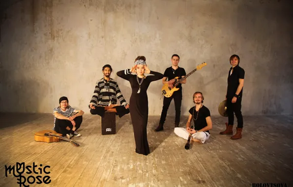 Picture music, guitar, group, Aziz Ibragimov, ethno, Mystic Rose