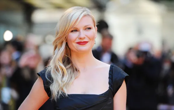 Eyes, look, girl, Kirsten Dunst, hair, figure, girl, beauty